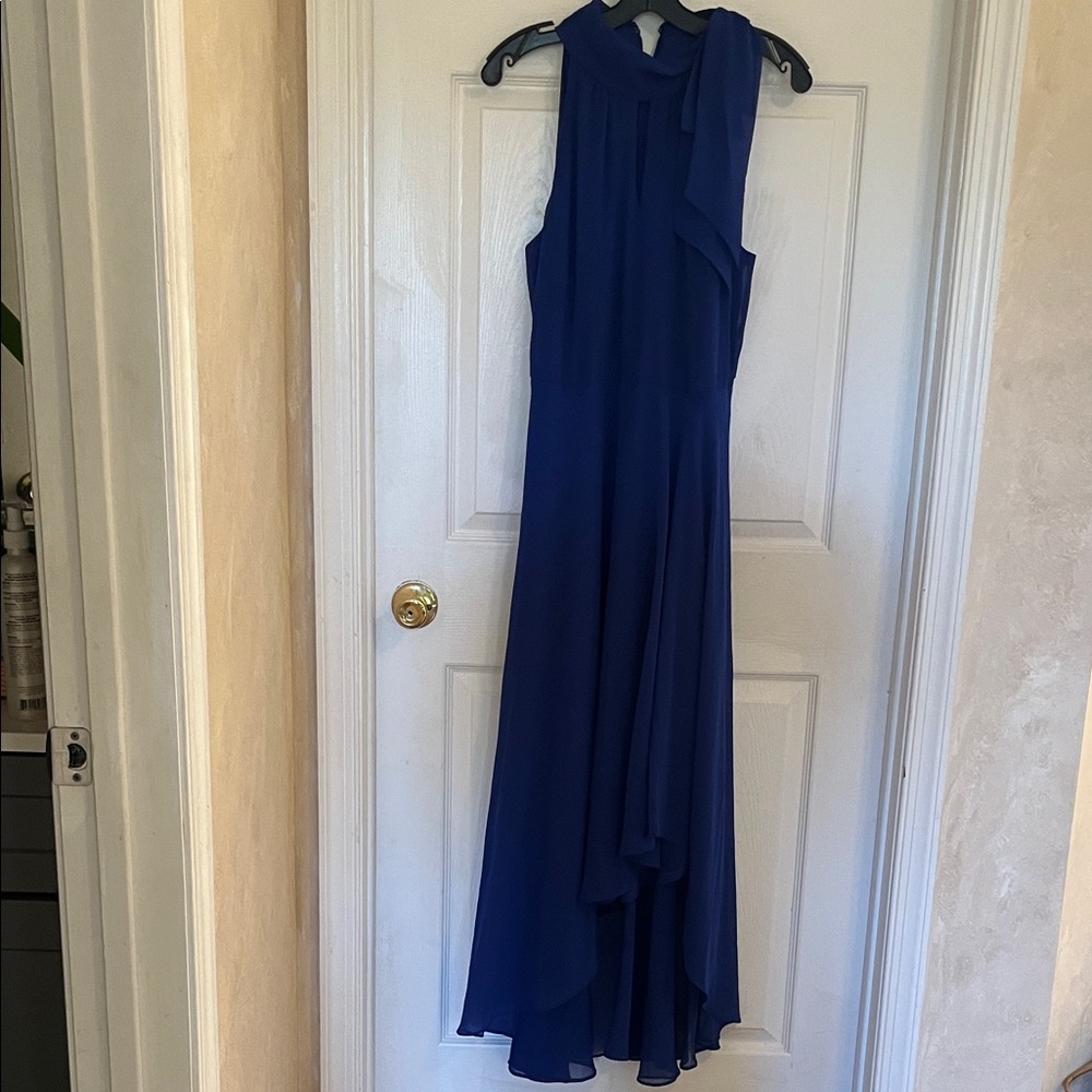 Elegant Royal Blue Sleeveless Dress. Size 10.